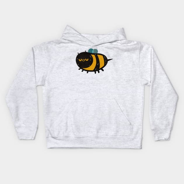 Sleepy Bee Kids Hoodie by TurboErin